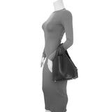 Hermes Black Clemence Picotin 22 Handbags Hermes