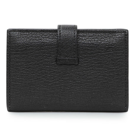 Hermes Black Chevre Mysore Bearn Card Holder Wallet Accessories Hermes