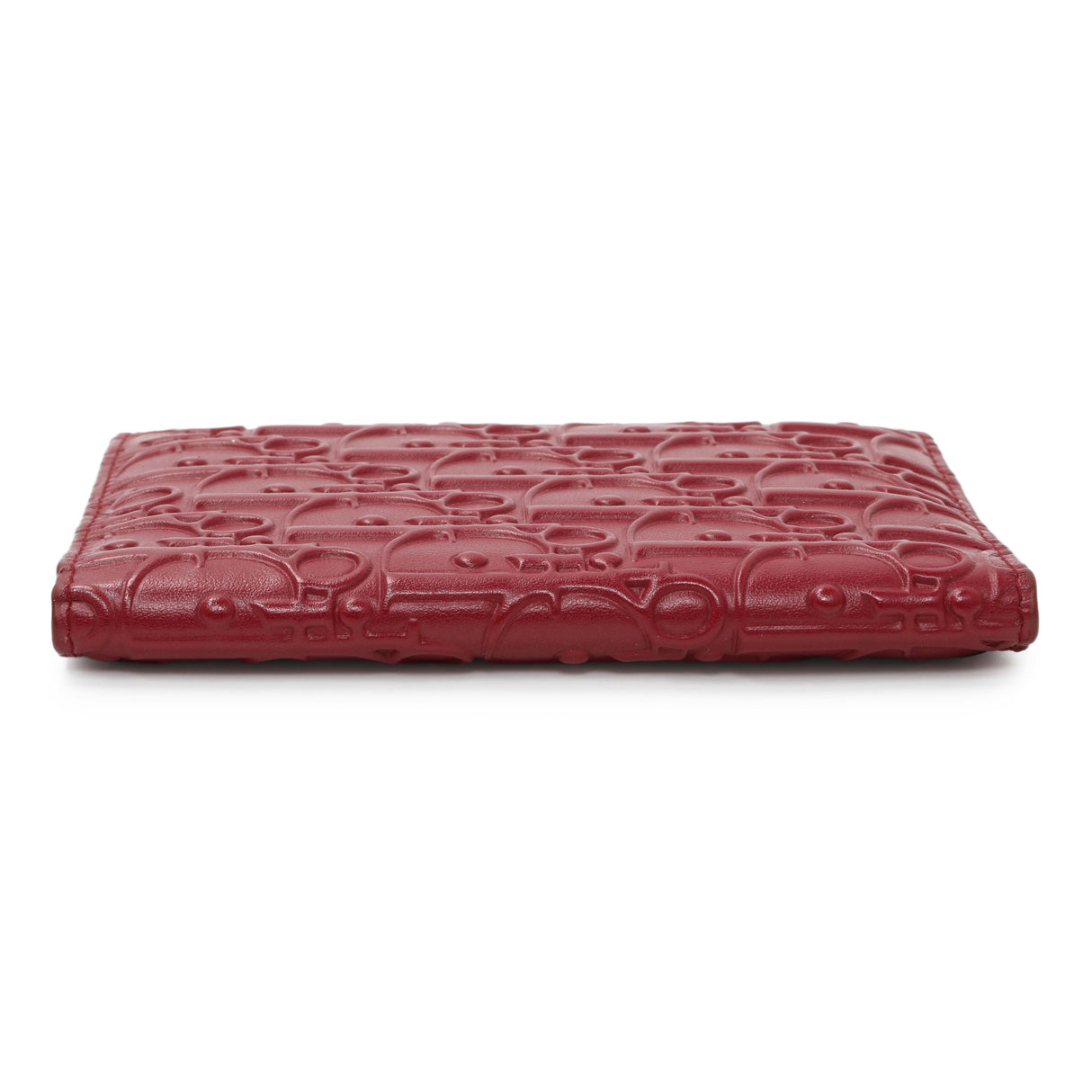 Christian Dior Red Oblique Passport Holder Accessories Christian Dior