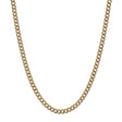 14K Rose Gold Curb Link Chain Necklace Fine Jewellery Modaselle