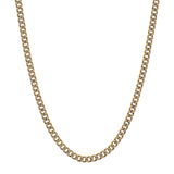 14K Rose Gold Curb Link Chain Necklace