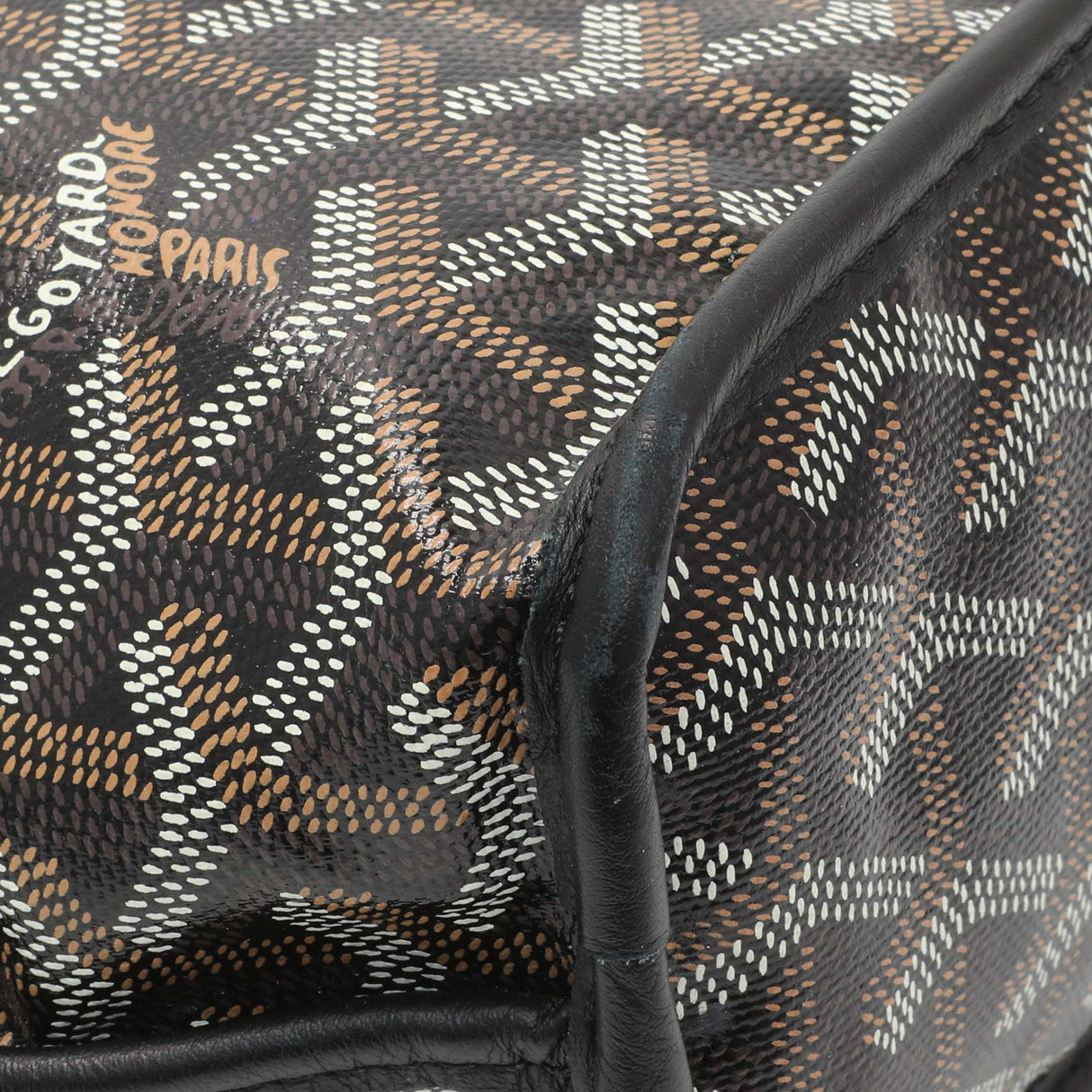 Goyard Black Goyardine Reversible Mini Anjou Handbags Goyard