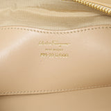 Salvatore Ferragamo Almond Lambskin Clutch