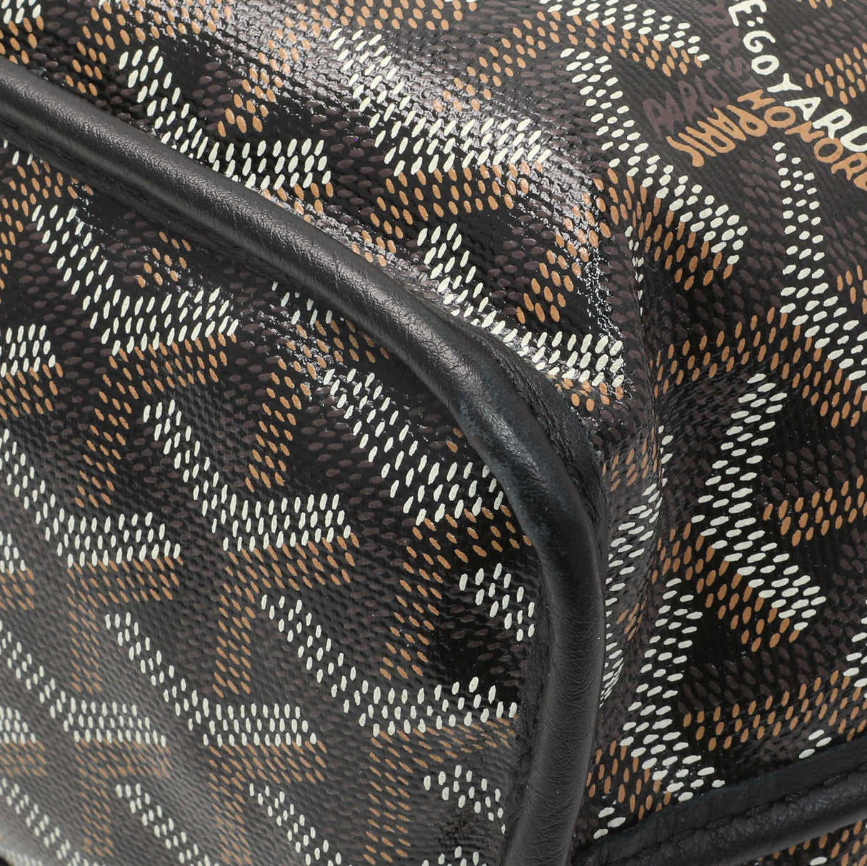 Goyard Black Goyardine Reversible Mini Anjou Handbags Goyard