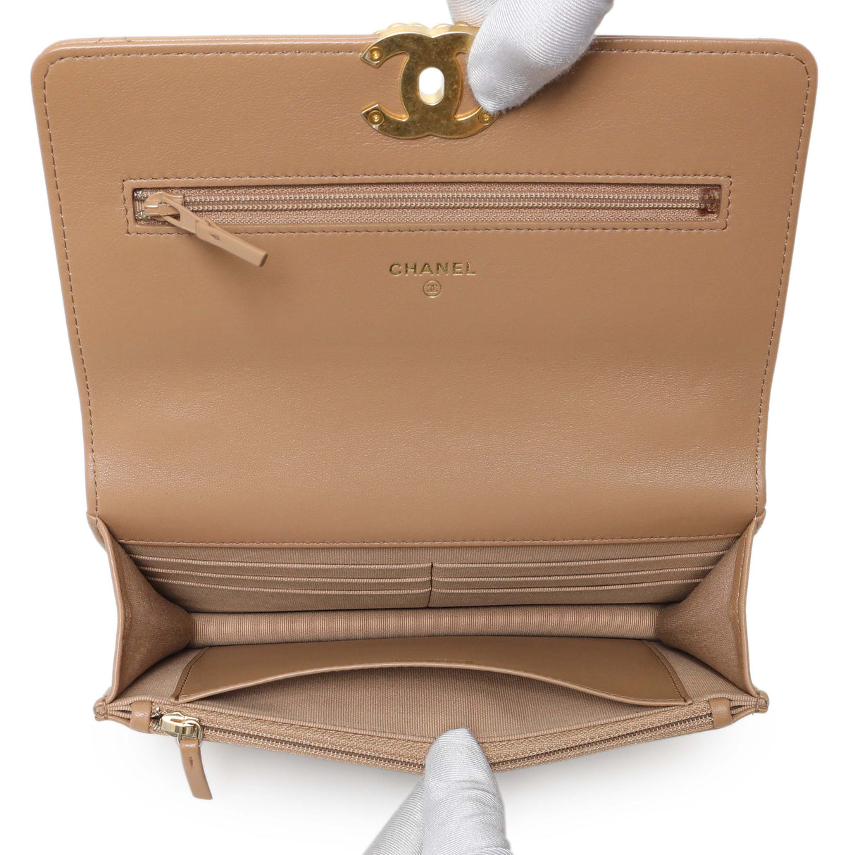 Chanel Caramel 19 Wallet on Chain Handbags Chanel
