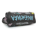 Balenciaga Black Agneau Graffiti All Over Classic Hardware City Handbags Balenciaga
