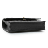 Chanel Black Quilted Caviar Trendy Handle Clutch with Chain Handbags Chanel