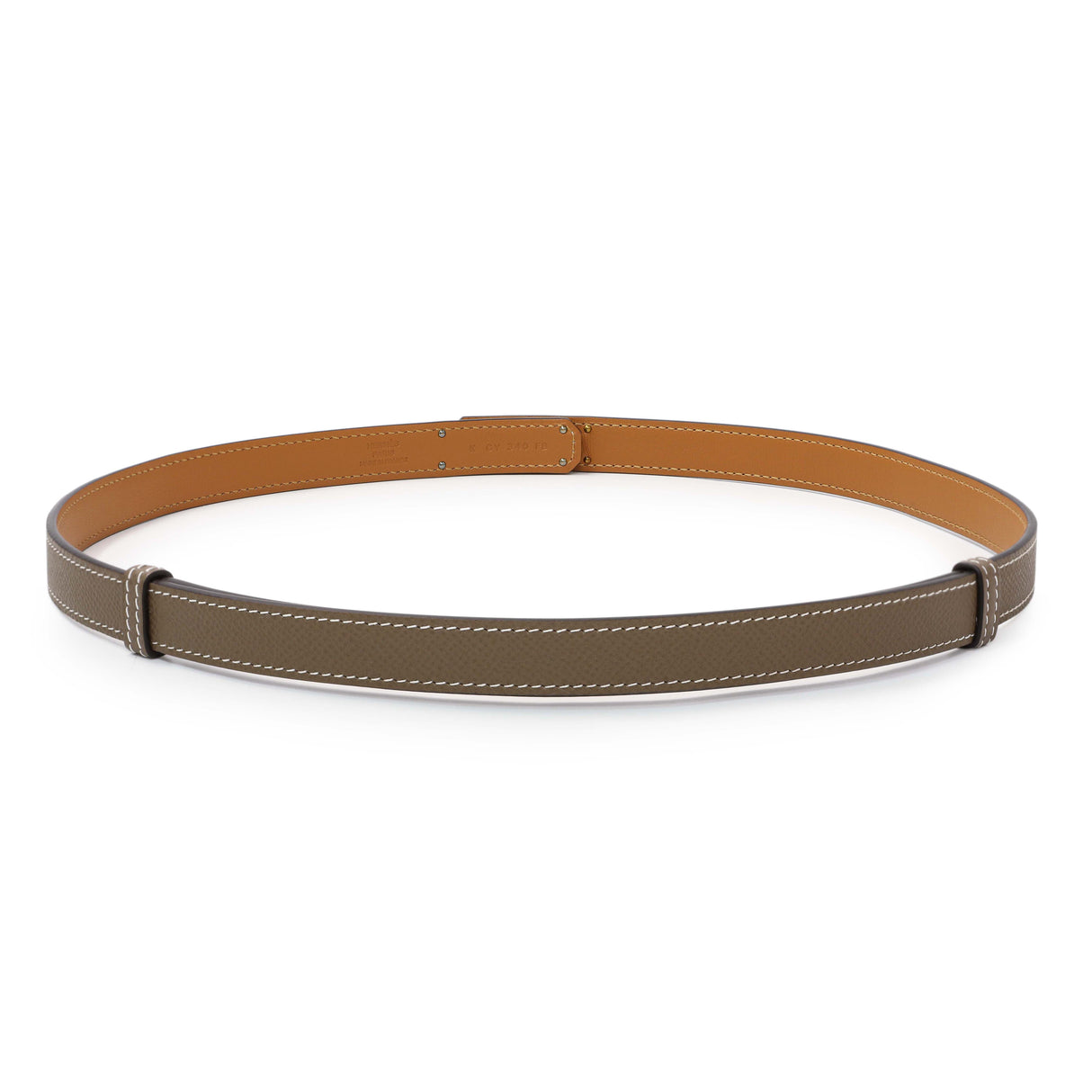 Hermes Etoupe Epsom Kelly Belt Accessories Hermes