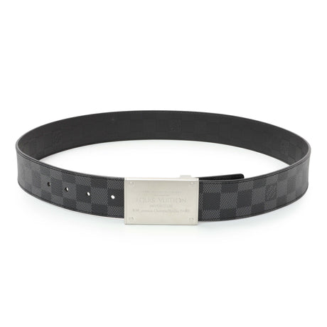 Louis Vuitton Damier Graphite Neo Inventeur Reversible Belt Accessories Louis Vuitton