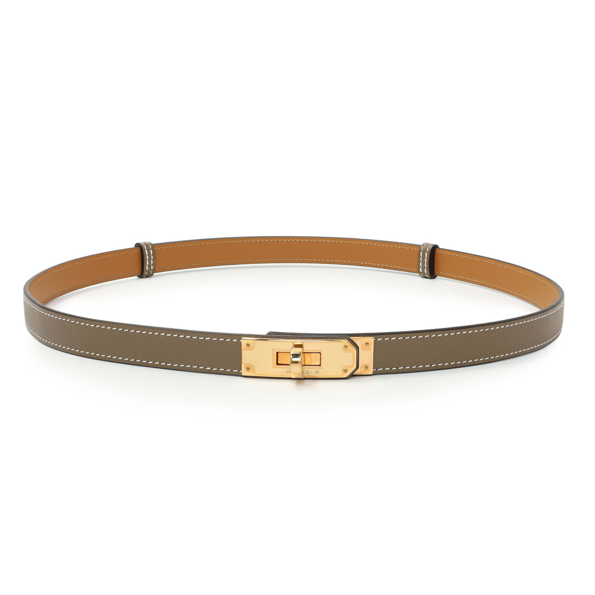 Hermes Etoupe Epsom Kelly Belt Accessories Hermes