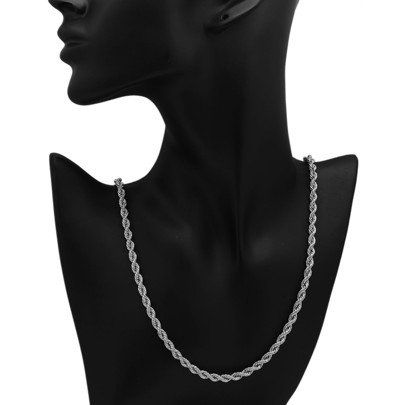 Platinum Rope Chain Modaselle