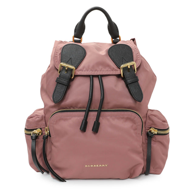 Burberry Mauve Nylon Medium Rucksack Backpack Handbags Burberry