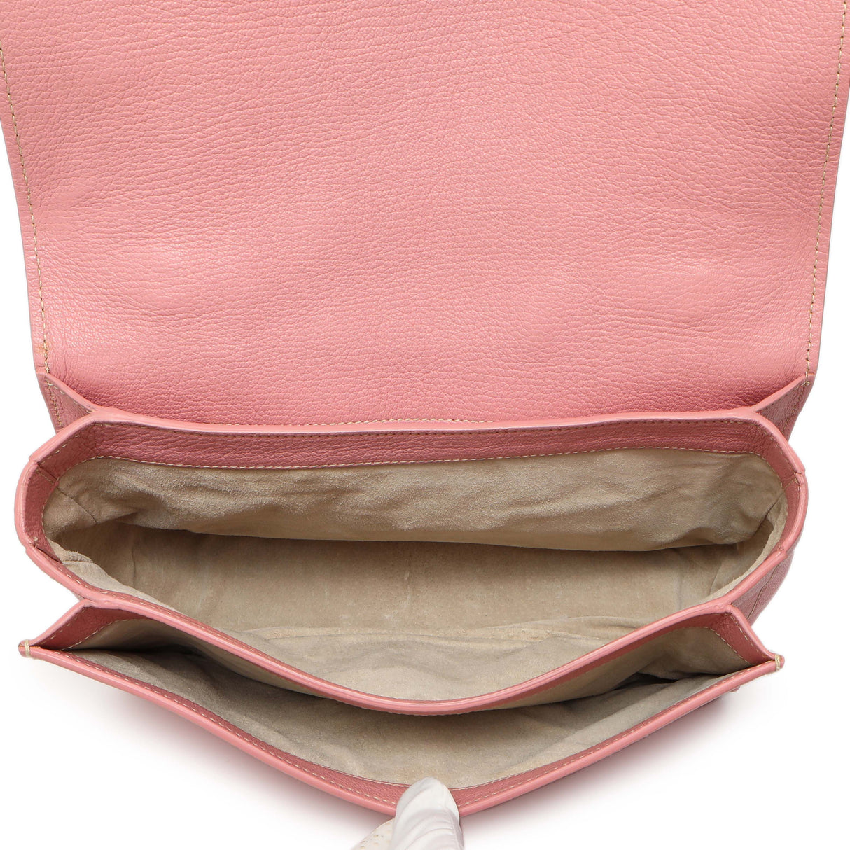 Miu Miu Rosa Goatskin Madras Flap Shoulder Bag