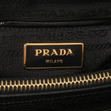 Prada Black Saffiano Vernice Promenade Tote