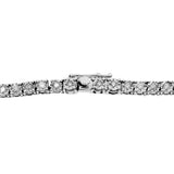 18K White Gold 2.34 Carat Riviere Diamond Necklace