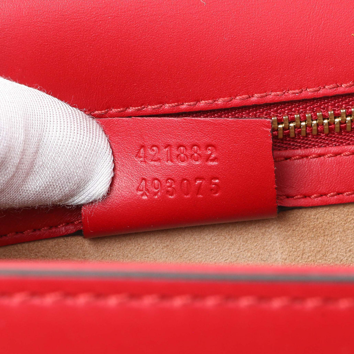 Gucci Hibiscus Red Calfskin Small Sylvie Shoulder Bag Handbags Gucci