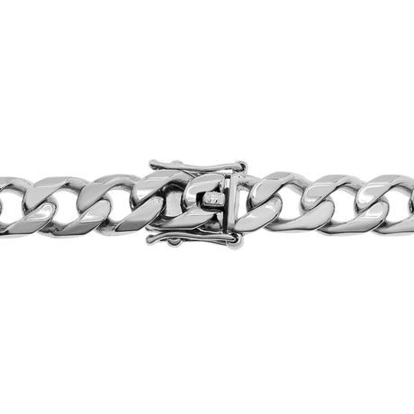 10K White Gold Curb Link Chain