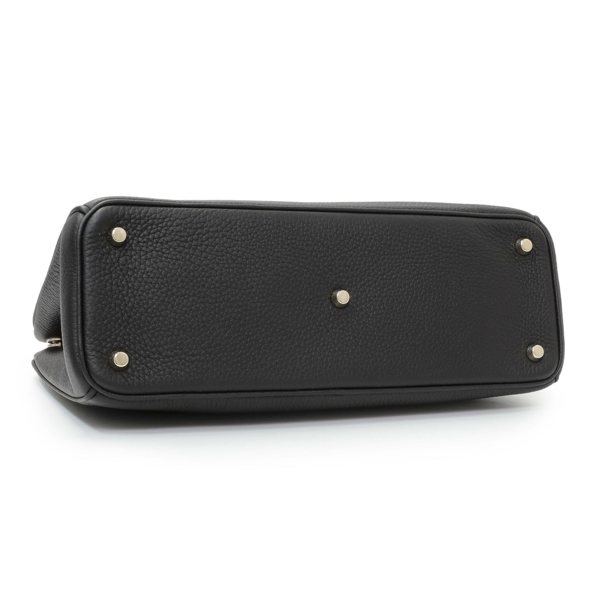 Christian Dior Black Bullcalf Medium Diorissimo Tote Handbags Christian Dior