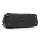 Christian Dior Black Bullcalf Medium Diorissimo Tote Handbags Christian Dior