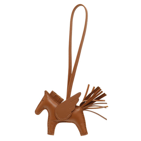 Hermes Milo Gold Lambskin Grigri Rodeo Pegase Horse Bag Charm PM