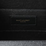 Saint Laurent Black Grain de Poudre Monogram Kate Box Chain Crossbody Bag Handbags Saint Laurent
