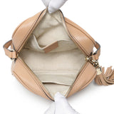 Gucci Beige Pebbled Calfskin Small Soho Disco Bag Handbags Gucci