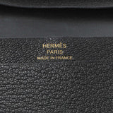 Hermes Black Chevre Mysore Bearn Card Holder Wallet Accessories Hermes