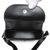 Celine Black Shiny Calfskin Nano Triomphe Besace Handbags Celine