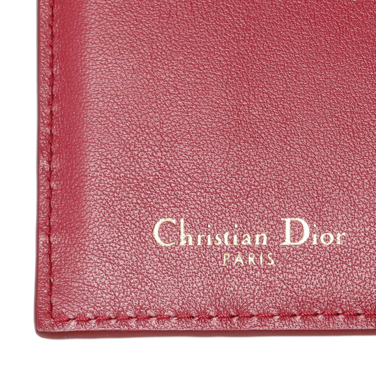Christian Dior Red Oblique Passport Holder Accessories Christian Dior