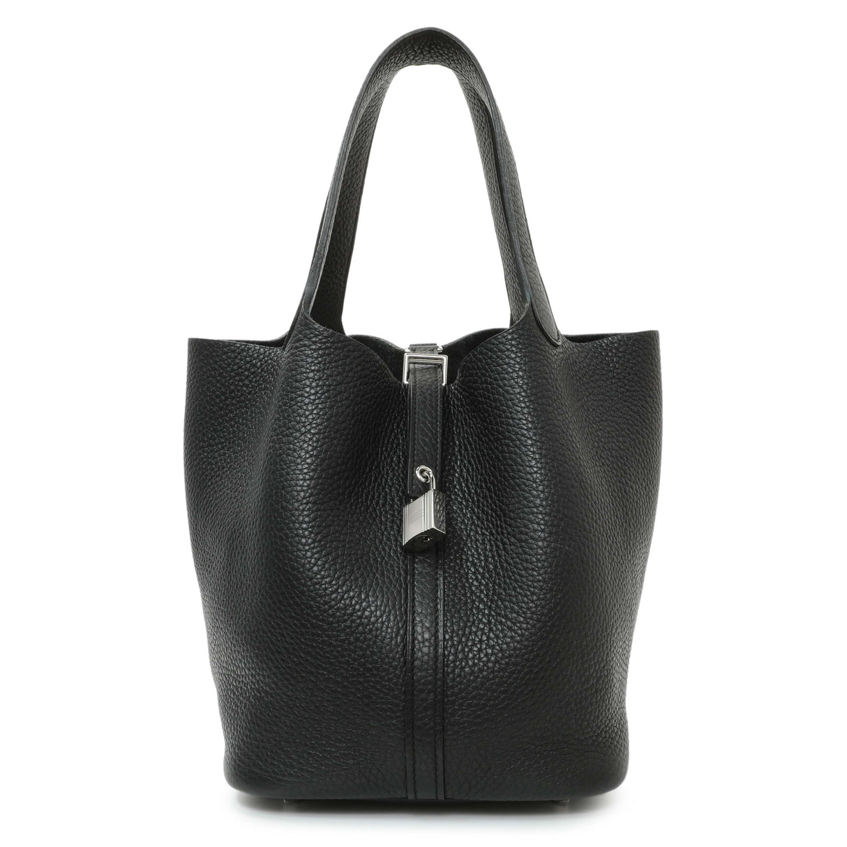 Hermes Black Clemence Picotin 22 Handbags Hermes
