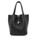 Hermes Black Clemence Picotin 22 Handbags Hermes