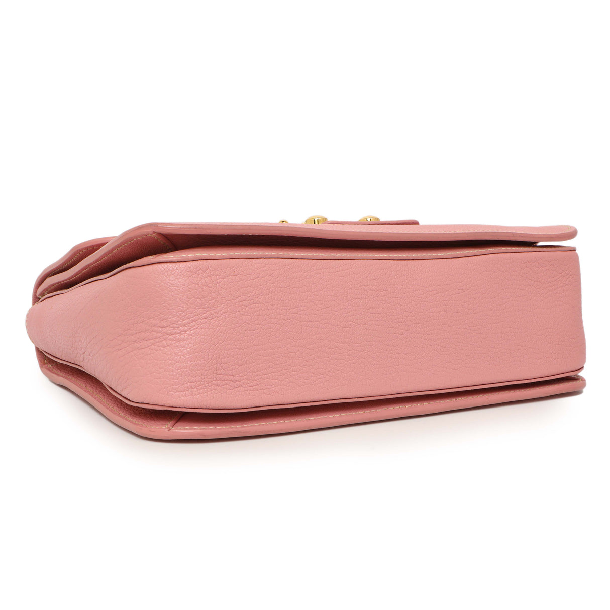 Miu Miu Rosa Goatskin Madras Flap Shoulder Bag