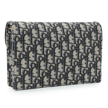 Christian Dior Oblique Saddle Chain Pouch Handbags Christian Dior