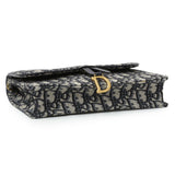 Christian Dior Oblique Saddle Chain Pouch Handbags Christian Dior