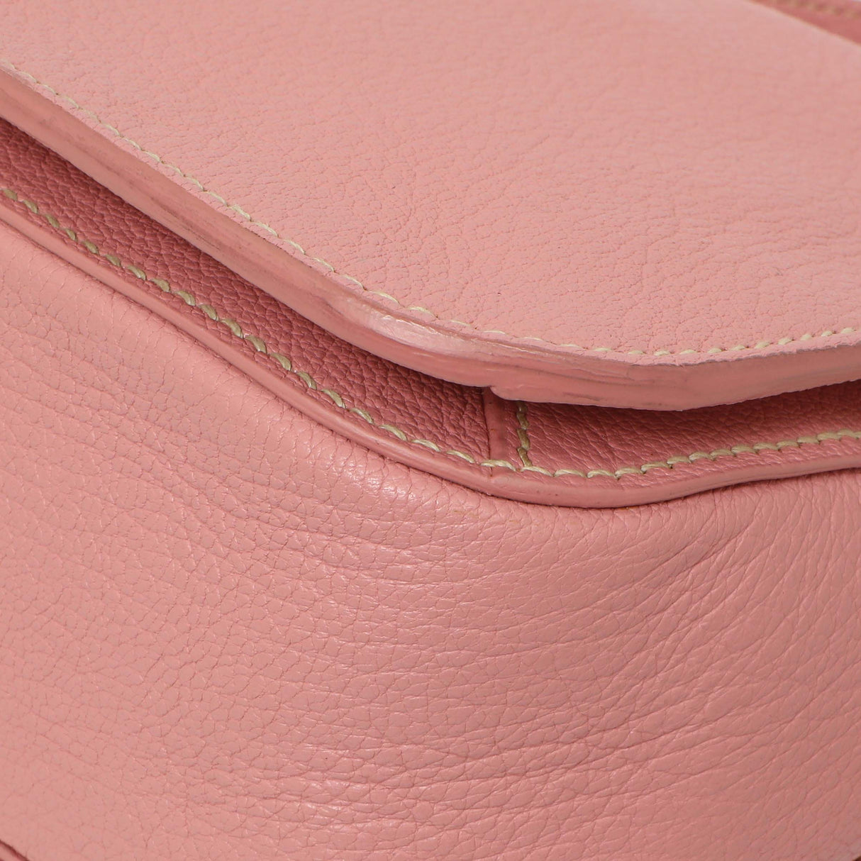 Miu Miu Rosa Goatskin Madras Flap Shoulder Bag