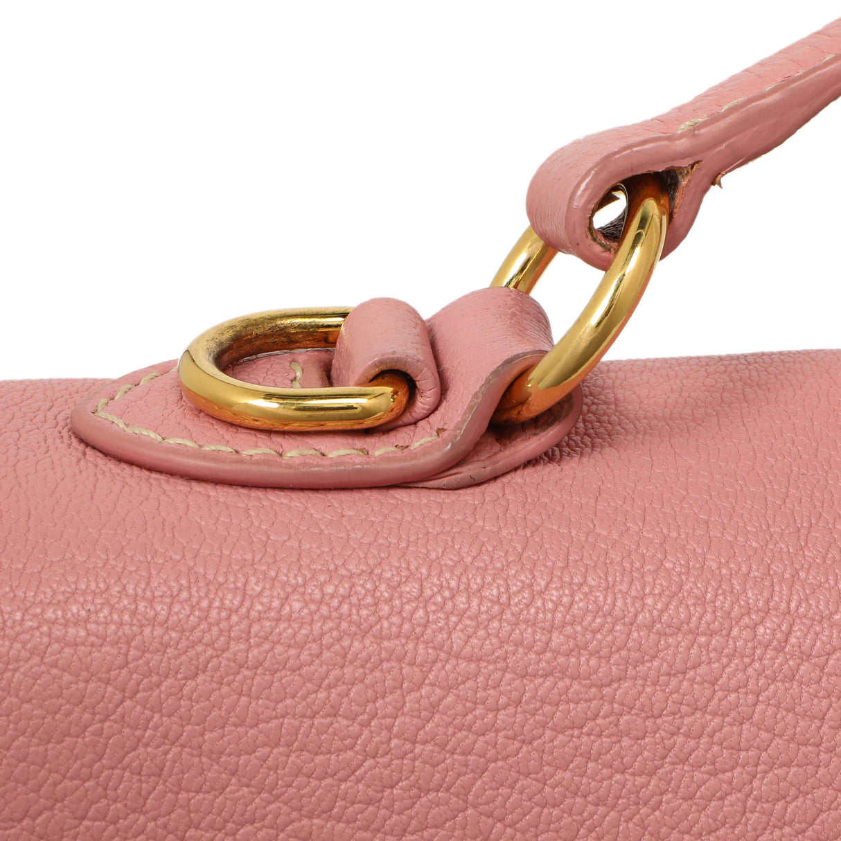 Miu Miu Rosa Goatskin Madras Flap Shoulder Bag