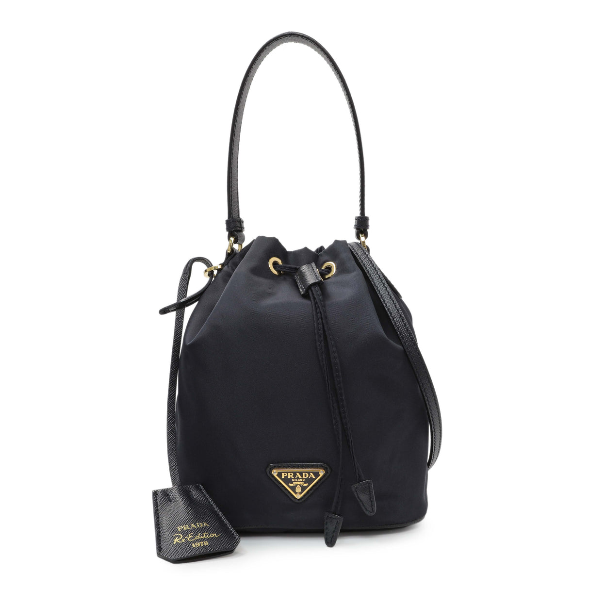 Prada Navy Re-Edition 1978 Mini Re-Nylon Bucket Bag Handbags Prada