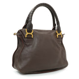 Chloe Brown Calfskin Medium Marcie Satchel Handbags Chloe