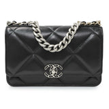 Chanel Black Quilted Lambskin 19 Wallet On Chain Handbags Chanel