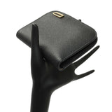 Delvaux Black Calfskin Vagabond Compact Wallet Accessories Delvaux