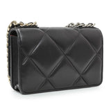 Chanel Black Quilted Lambskin 19 Wallet On Chain Handbags Chanel