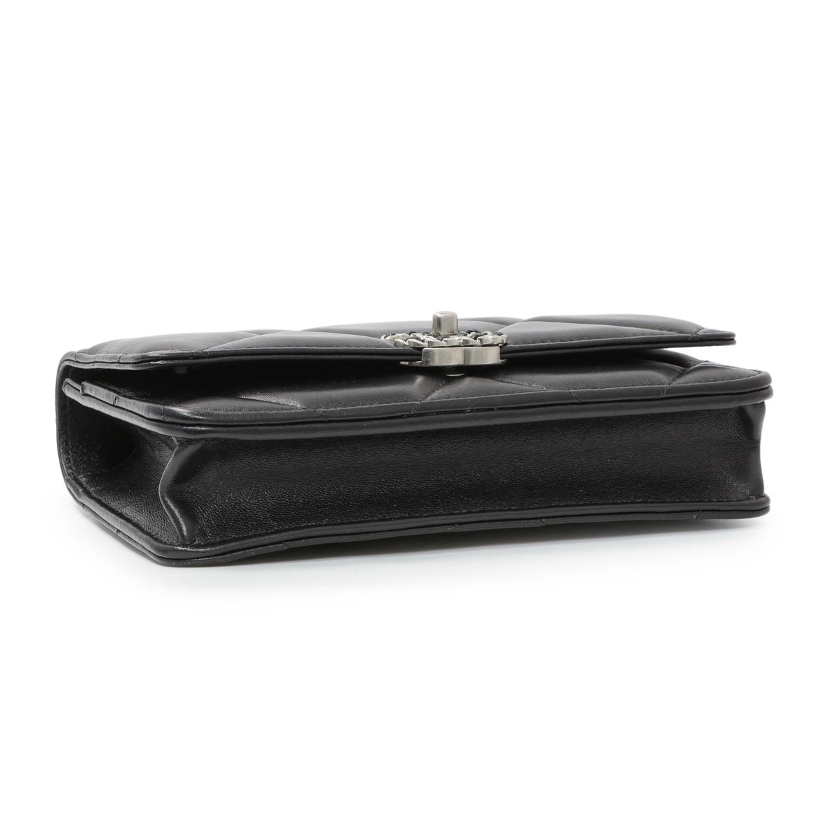 Chanel Black Quilted Lambskin 19 Wallet On Chain Handbags Chanel