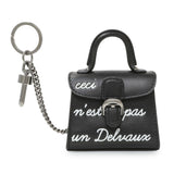 Delvaux Black Calfskin Brillant Bag Charms Accessories Delvaux