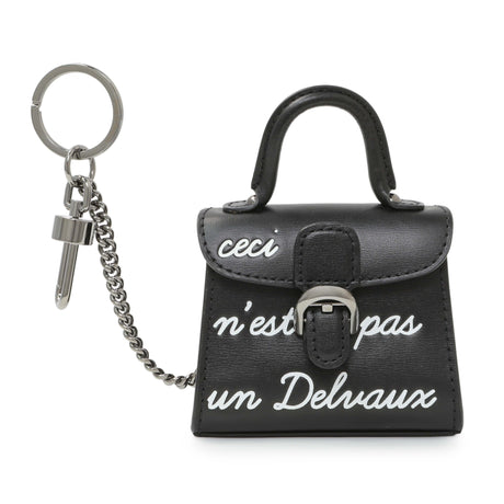 Delvaux Black Calfskin Brillant Bag Charms Accessories Delvaux
