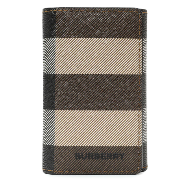 Burberry Brown Check Canvas 6 Key Holder Case Accessories Burberry