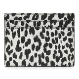 Saint Laurent Grain De Poudre Baby Cat Print Card Case Accessories Saint Laurent