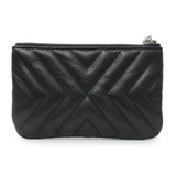Chanel Black Calfskin Tassel Small Cosmetic Pouch Accessories Chanel