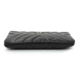 Chanel Black Calfskin Tassel Small Cosmetic Pouch Accessories Chanel