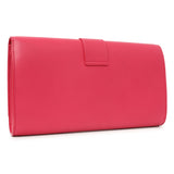 Saint Laurent Pink Calfskin Y Ligne Clutch