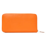 Hermes Orange Chevre Mysore Azap Wallet